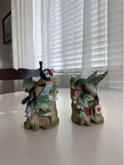Hand-painted Lefton China Vintage Vases from Japan