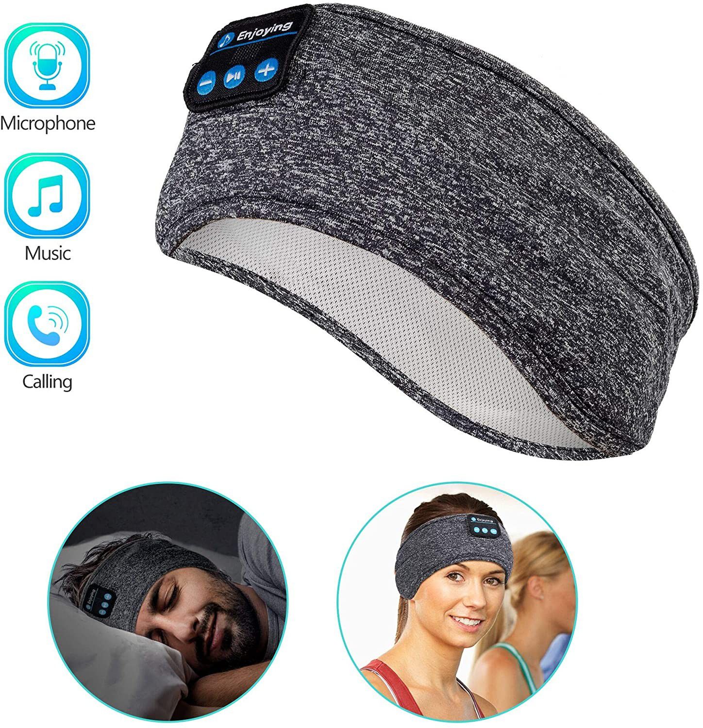 Perytong Bluetooth Sleep Headphones Wireless Sports Headband