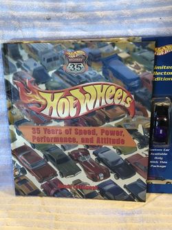 Hot Wheels 35 Years Book With Limited Edition Car