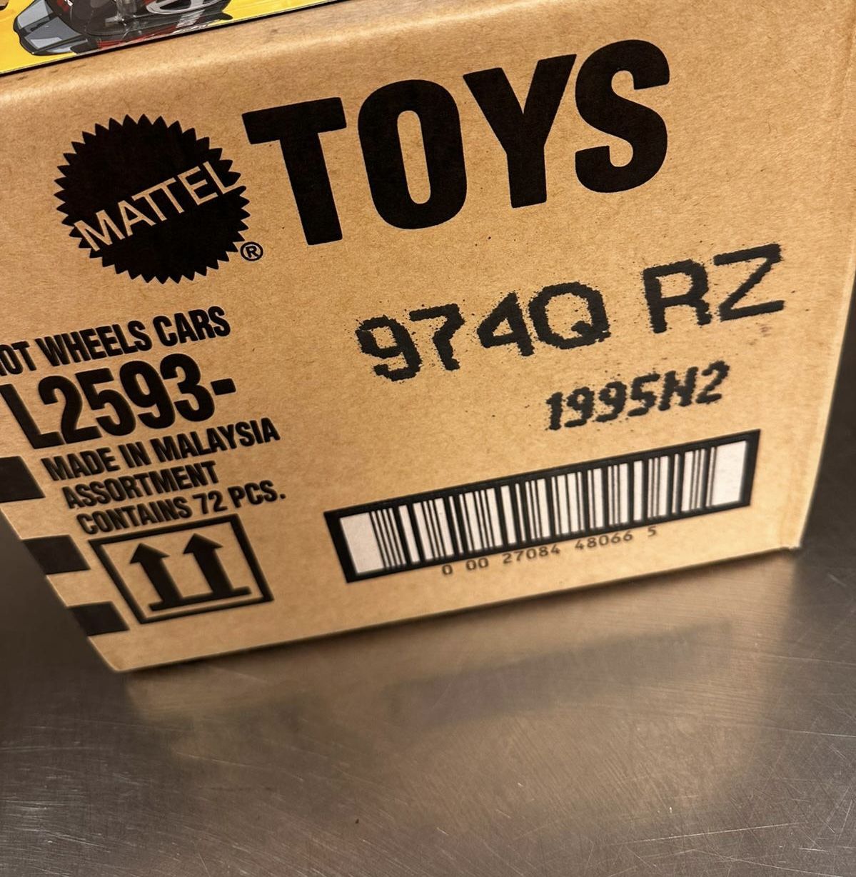 HOT WHEELS 2025 SEALED CASE LETTER Q – 72 CARS