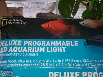 Deluxe programmable led aquarium light