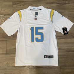 Men’s LA Chargers #15  Ladd McConkey White Stitched Jersey , S To 3xL, NWT