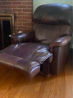 Vintage La-Z-Boy Leather Rocking Recliner