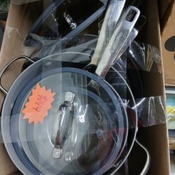 Greenpan Pan And Pots Set 9 Piece 