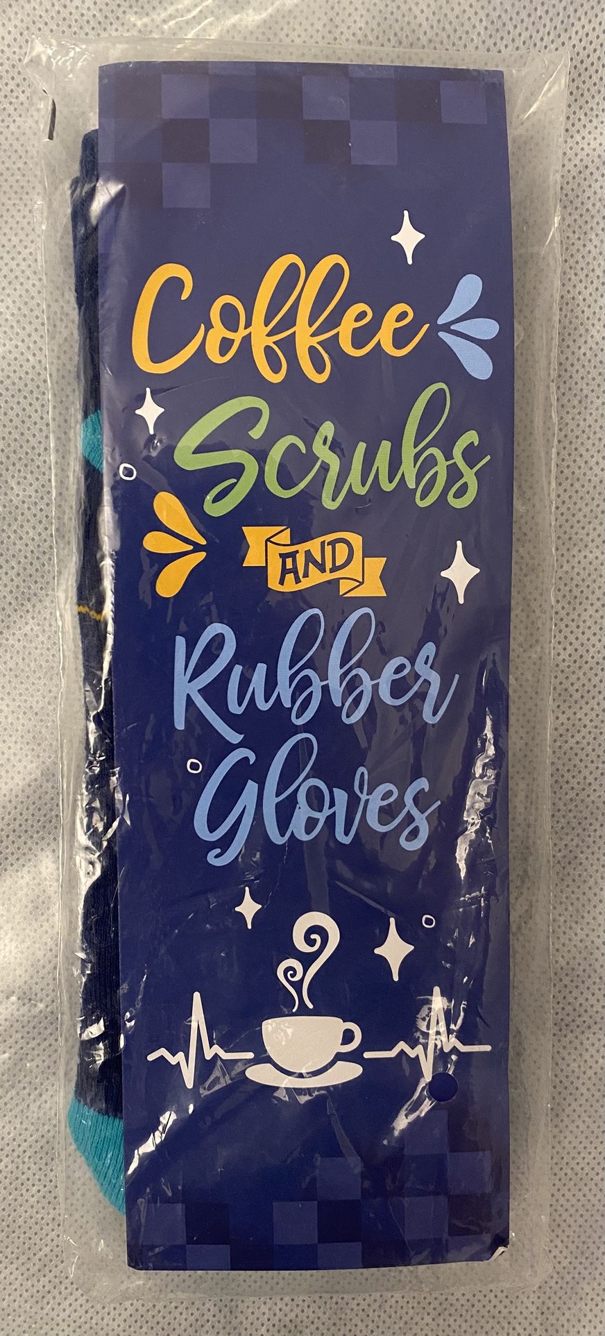 Coffee Scrubs and Rubber Gloves Socks