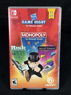 Hasbro Game Night Nintendo Switch – Monopoly, Risk & Trivial Pursuit