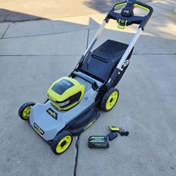 RYOBI 40V HP Brushless 21in Self Propelled Lawn Mower KIT