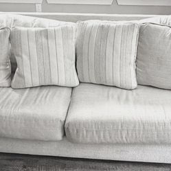 Large White Cloud Couch 
