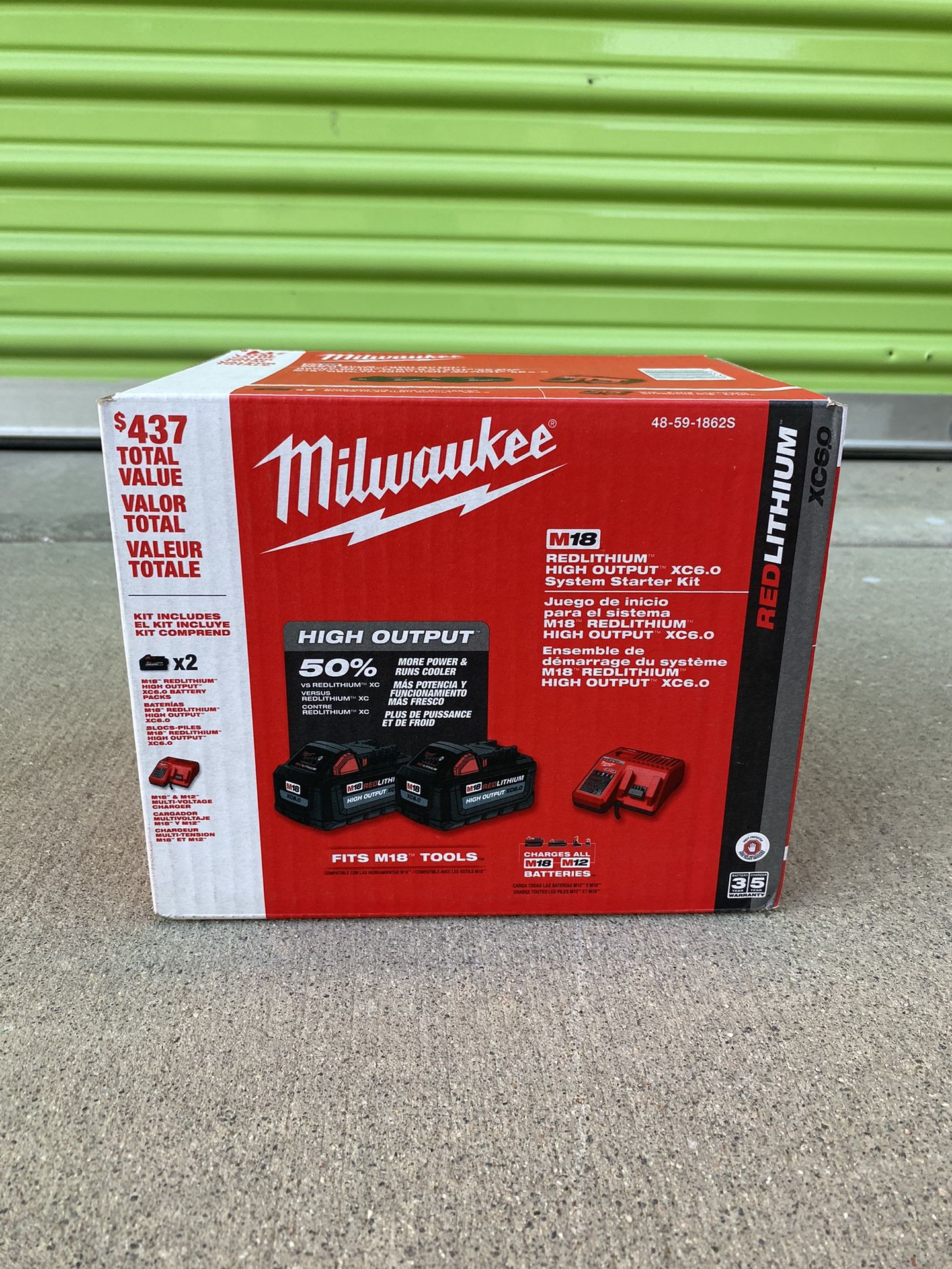 Milwaukee Electric High Output XC6.0 Battery 2-Pack