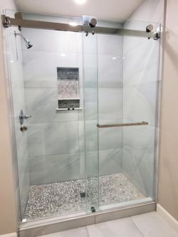 Frameless Sliding Shower GLASS DOOR