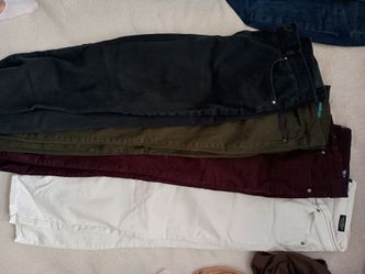 Assortment of size 12 multi colored pants