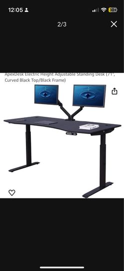 Standing Desk Electronic Black 60”