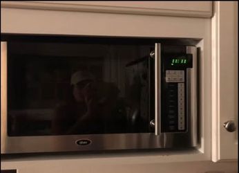 Oster Stainless Steel Microwave – Great Condition – $35