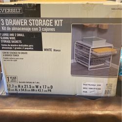 3drawer Storage Kit  New In Box
