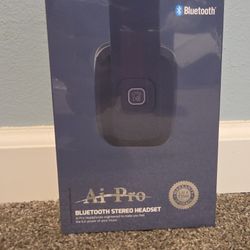 AI Pro 200Plus Wireless Bluetooth Noise-Cancelling Headphones (Retail at $499) - Blue