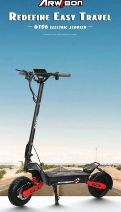 New GT06 PLUS Electric Scooter for Adults, 1200W Peak ,52V 23.4AH Foldable Fast Em, Up to 30MPH
