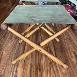Antique Army Chair Set - Folding 