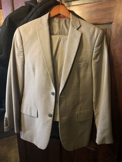 Tan Alfani Suit Macys Exclusive 