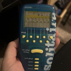 Radica Handheld Electronic Solitaire Card Game 