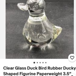 Glass Figure Animals 