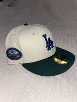 Los Angeles Dodgers —  50th Anniversary side patch — 7 5/8