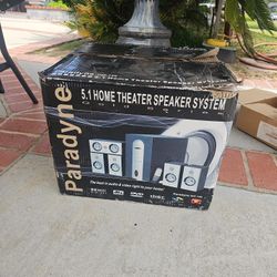 Paradyne DHT-720 5.1 Home Theater Surround Sound Speaker System - 750W