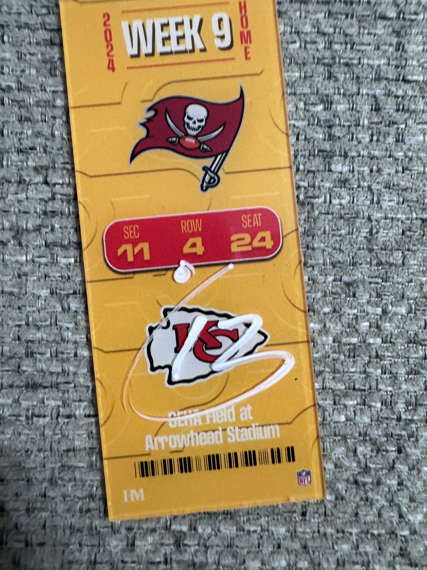 Nazeeh Johnson Signed Autograph Commemorative Acrylic - Beckett Coa - Kansas City Chiefs