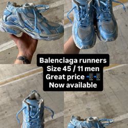 Balenciaga runners Size 11 Men 100% Authentic 