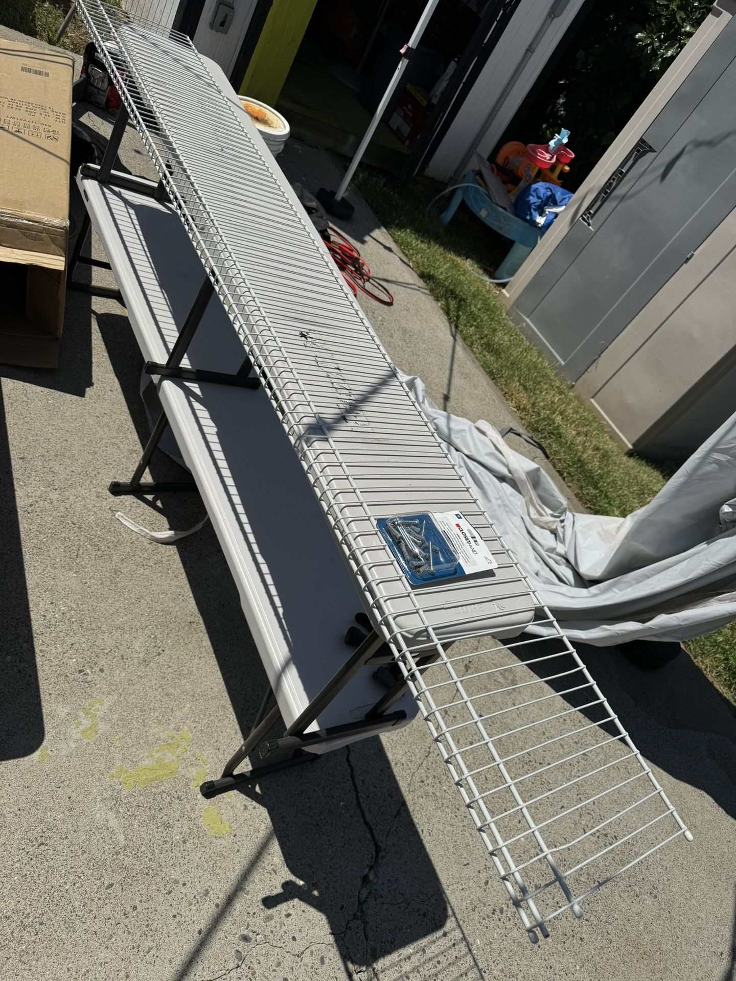 Closetmaid Shelf Track & Screws for Sale in Sacramento, CA OfferUp