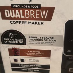 Ninja Grounds and Pods Dual Brew Coffee Maker 