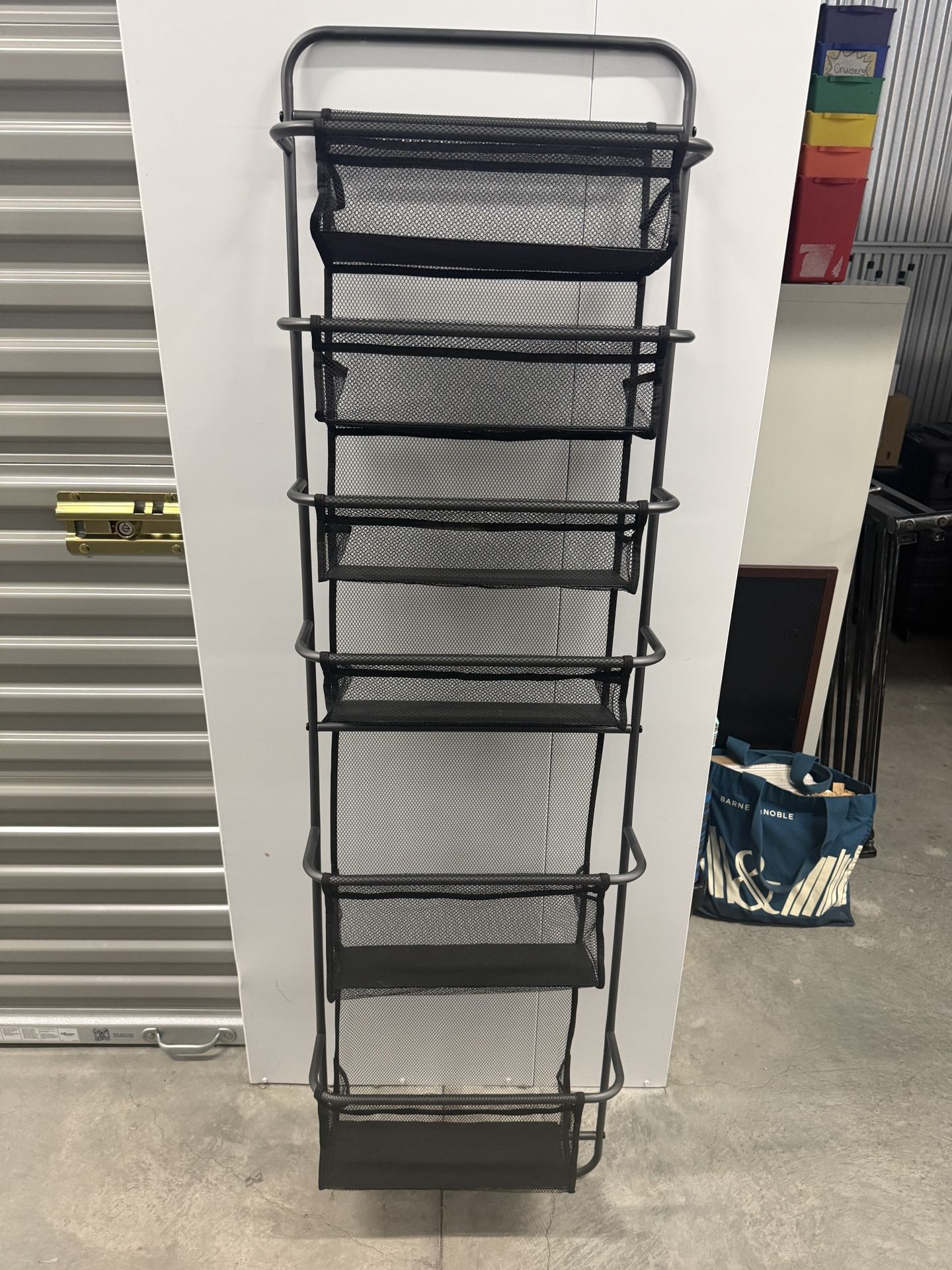 Over Door Storage Organizer Black