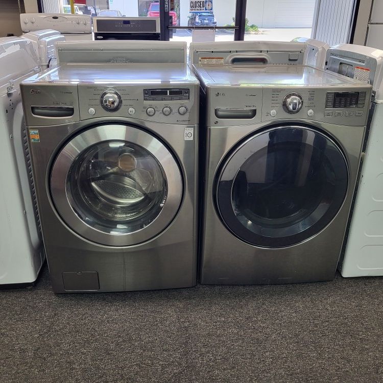 🌻 Spring Sale! LG Front Load Washer & Electric Dryer Set - Warranty Included 