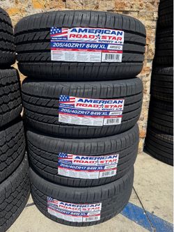205/40/17 AMERICAN 4 NEW TIRES INSTALLED ✅ INSTALADAS ✅ 🔥 WE DO ALIGMENT ✅