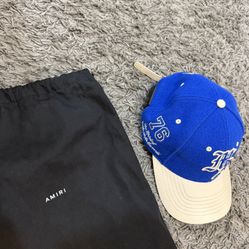 Amiri MA Spirit Two Tone Hat 'Blue' New Authentic 