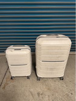 Used Samsonite large and small luggage