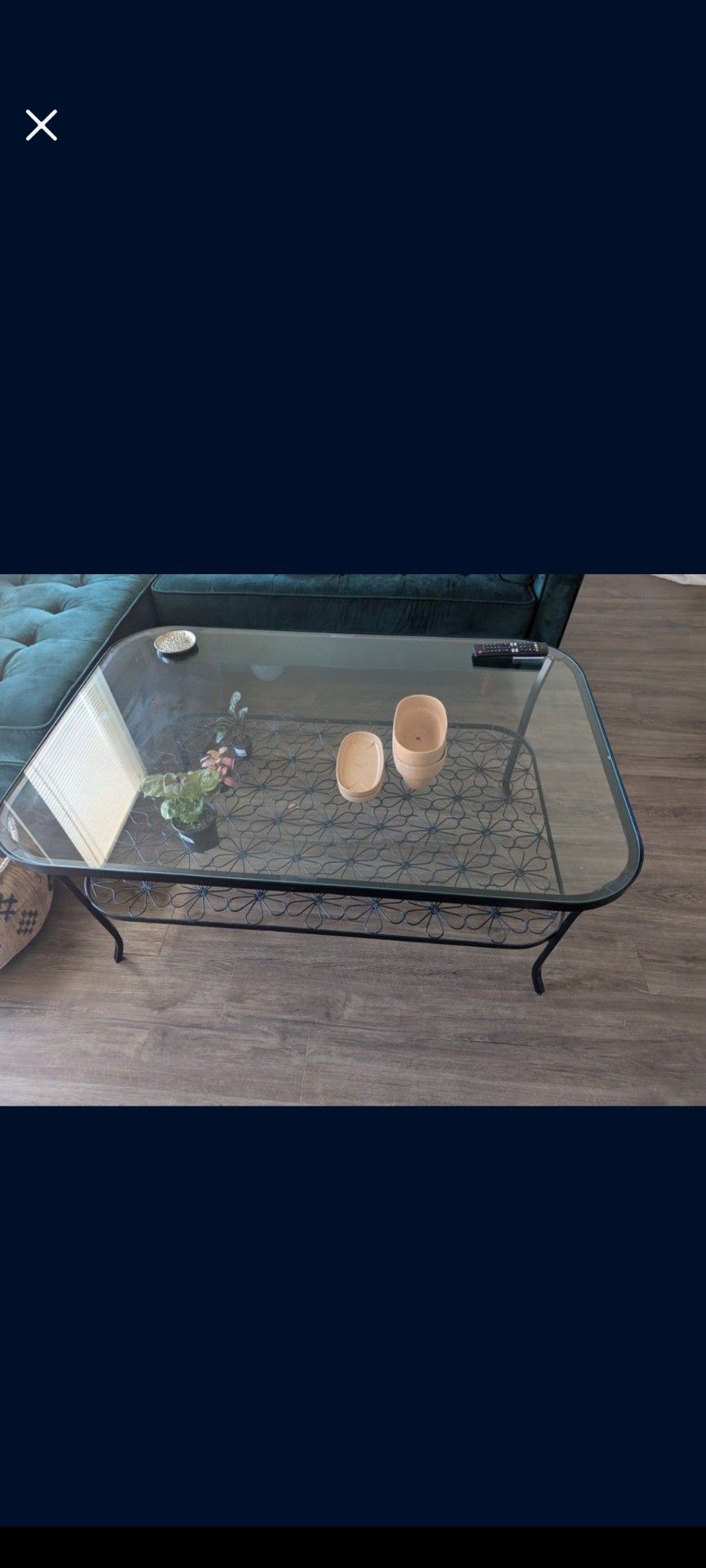 Glass Top Coffee Table