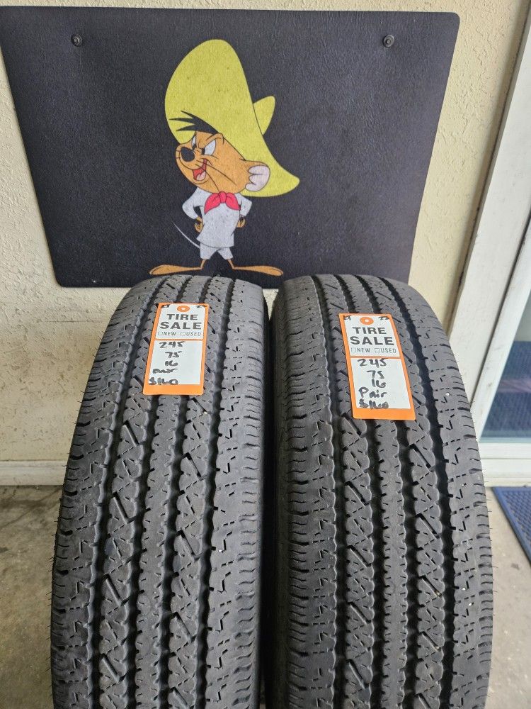 245/75/17 Bridgestone Tires (2)