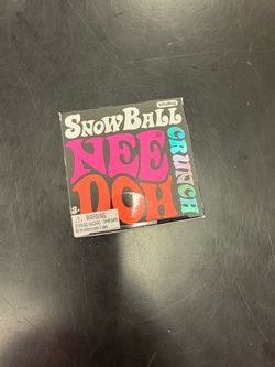 Schylling Nee Doh Snowball Crunch Stress Ball