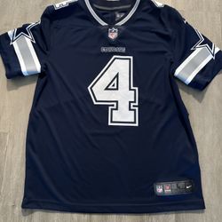 Men's Dallas Cowboys Dak Prescott Nike Navy Vapor Limited Player Jersey
