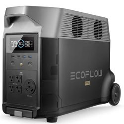 EF ECOFLOW Portable Power Station 3600Wh DELTA Pro, 120V AC Outlets x 5, 3600W, 2.7H Fast Charge, Lifepo4 Power Station, Solar Generator for Home Use,