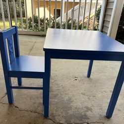 Ikea kids table and chair