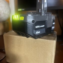 RYOBI ONE+ 18V 4.0 Ah Lithium-Ion Battery