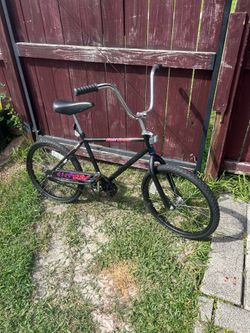 Kids bicycle has flat tires needs fixed