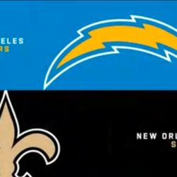 Los Angeles Chargers  VS. New Orleans Saints 