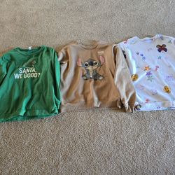 3 Size Large Sweatshirts