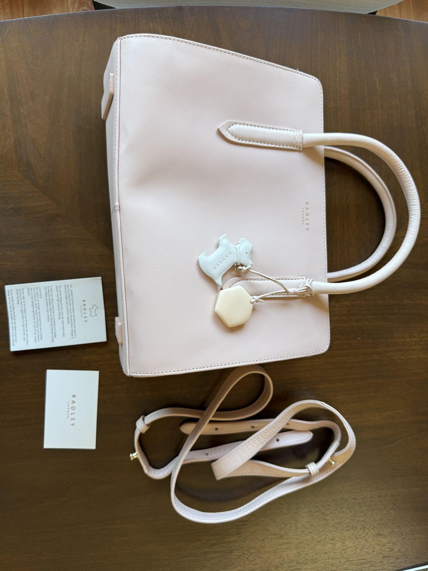 Leather Radley Purse - Light Pink