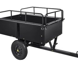 (New) 900/1600 lbs Heavy Duty Steel Dump Cart