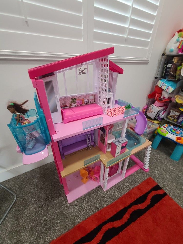 Barbie DreamHouse, Doll House Playset with 70+ Accessories