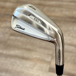 Titleist 2023 T100 Forged 4 Iron AMT Tour White R300 Stiff Steel Excellent NICE