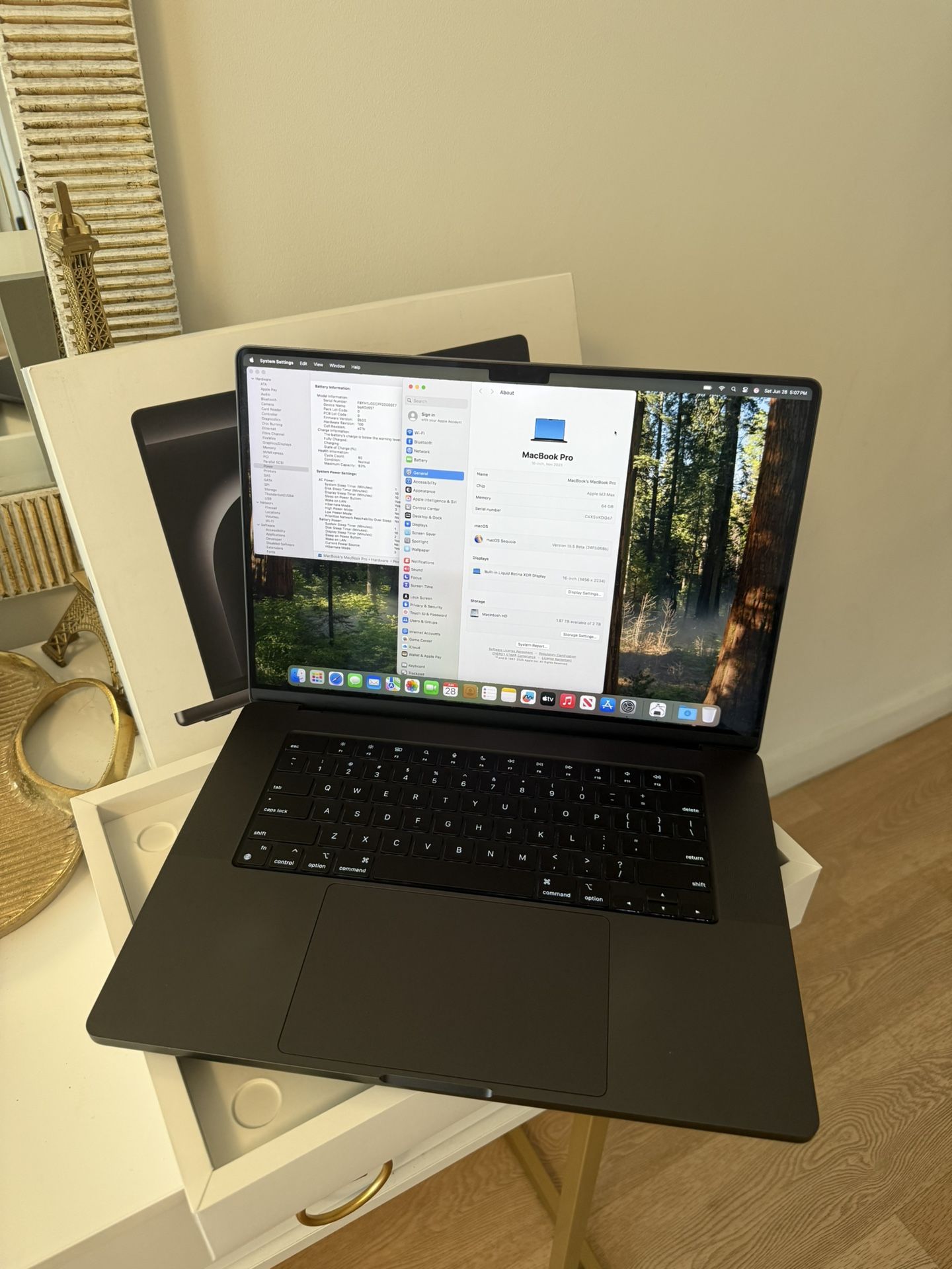 MacBook Pro 16 M3 Max 64Gb 2Tb 60 Cycles